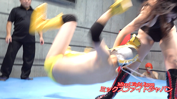 巨乳美人女子プロレスラー Mixed Match 櫻茉日(サンプル7)